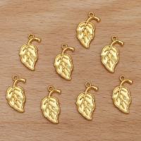 Tibetan Style Leaf Pendants, plated, DIY, more colors for choice, nickel, lead & cadmium free, 10x20mm, Approx 100PCs/Bag, Sold By Bag