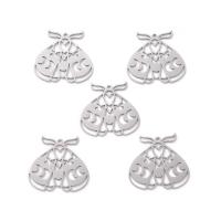 Stainless Steel Pendants 201 Stainless Steel Insect DIY & hollow silver color Approx 1.5mm Approx Sold By Bag