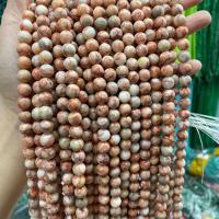 Perles bijoux en pierres gemmes, Pierre en soie noire, Rond, DIY & normes différentes pour le choix, couleurs mélangées, Vendu par brin
