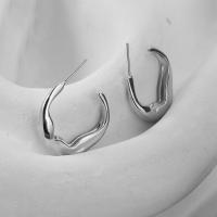 Messing Stud ørering, forgyldt, mode smykker & for kvinde, nikkel, bly & cadmium fri, 25x25mm, Solgt af par