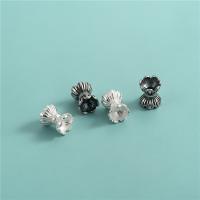925 Sterling Silber Perlen, plattiert, DIY, keine, 10.70x8.60mm, Bohrung:ca. 2.7mm, verkauft von PC