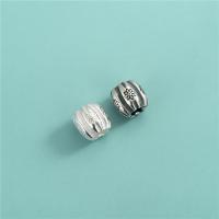 Gioielli Spacer Beads, 925 argento sterlina, placcato, DIY, nessuno, 10.20x10.20mm, Venduto da PC
