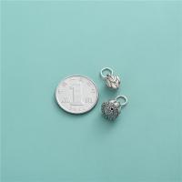 925 Sterling Silver Pendant, plated, DIY & different styles for choice, original color, Sold By PC