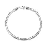 925 Sterling Silver Bangle Bracelet plated Unisex silver color Sold By PC
