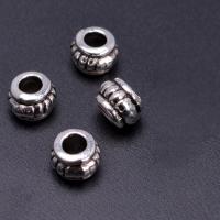 Perles intercalaires en alliage de zinc, multifonctionnel & DIY, protéger l'environnement, sans nickel, plomb et cadmium, Bead size:6x4.3mm, Vendu par PC