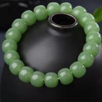 Bracelets de pierres précieuses, Hetian Jade, bijoux de mode & unisexe, Longueur:Environ 21 cm, Vendu par PC