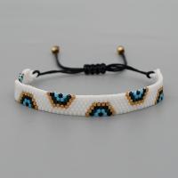 Bracelet de perles de verre, Seedbead, Réglable & bijoux de mode & pour femme, protéger l'environnement, sans nickel, plomb et cadmium, Longueur:Environ 21 cm, Vendu par PC