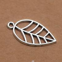 Zinc Alloy Leaf Pendants antique silver color plated DIY nickel lead & cadmium free Sold By PC