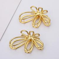 Hair Claw Clips Zinc Alloy Flower plated Korean style & for woman & hollow nickel lead & cadmium free Sold By Bag