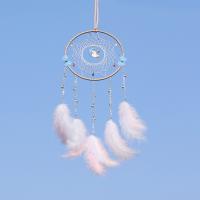 Fashion Dream Catcher Feather with Cotton Thread & Iron handmade for home and office white 560mm Sold By PC