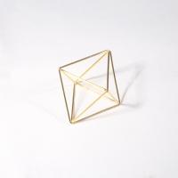 Brass Jewelry Pendants Rhombus gold color plated DIY nickel lead & cadmium free Sold By PC
