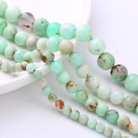 Jade Perlen, Australien Jade, rund, DIY & verschiedene Größen vorhanden, grün, verkauft von Strang