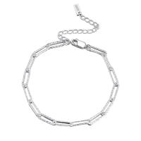 925 Sterling Silver Bangle Bracelet, with 5CM extender chain, plated, for woman, more colors for choice, Length:Approx 16.5 cm, Sold By PC