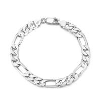 925 Sterling Silver Bangle Bracelet, plated, Unisex & different size for choice & micro pave cubic zirconia, silver color, Sold By PC