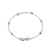 925 Sterling Silver Bangle Bracelet, plated, different size for choice & for woman, silver color, Sold By PC
