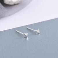 925 Sterling Silver Stud Earrings fashion jewelry & for woman nickel lead & cadmium free Sold By Pair