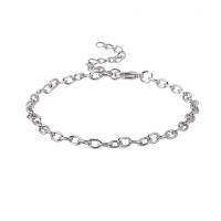 Stainless Steel Jewelry Bracelet Zinc Alloy with 1.97inch extender chain antique silver color plated fashion jewelry & Unisex nickel lead & cadmium free Sold Per Approx 6.69 Inch Strand