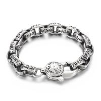 Stainless Steel Jewelry Bracelet, 316L Stainless Steel, fashion jewelry & for man, 11mm, Length:Approx 9.06 Inch, Sold By PC