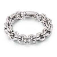 Stainless Steel Jewelry Bracelet, 316L Stainless Steel, fashion jewelry & for man, 15mm, Length:Approx 9.06 Inch, Sold By PC