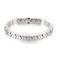 Stainless Steel Jewelry Bracelet, 316L Stainless Steel, fashion jewelry & for man, 10mm, Length:Approx 8.66 Inch, Sold By PC