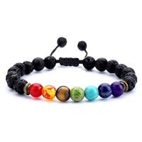 Gemstone Bracelets, with Polyester Cord, fashion jewelry & Unisex & adjustable, more colors for choice, Length:Approx 16-28 cm, Sold By PC