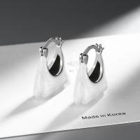 Messing Leverback Ohrring, mit Emaille, plattiert, Modeschmuck & für Frau, frei von Nickel, Blei & Kadmium, High:19mm, verkauft von Paar