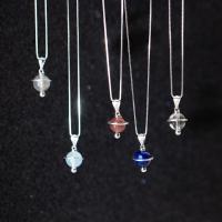 925 Sterling Silver Necklaces with Gemstone with 5CM extender chain plated & for woman Length Approx 40 cm Sold By PC