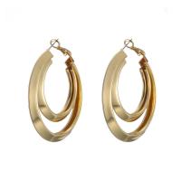 Iron Earring, fashion jewelry & different styles for choice & for woman, nickel, lead & cadmium free, Sold By Pair