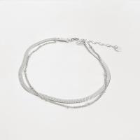 Stainless Steel Anklet, 304 Stainless Steel, with 3cm extender chain, fashion jewelry & Unisex & different styles for choice, more colors for choice, nickel, lead & cadmium free, Length:Approx 20 cm, Sold By PC