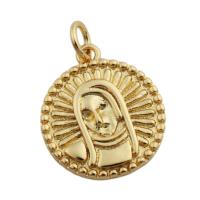 Brass Jewelry Pendants gold color plated fashion jewelry & Unisex golden nickel lead & cadmium free Approx 3mm Sold By PC