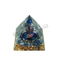 Fashion Decoration Resin with Sodalite & Amethyst Pyramidal nickel lead & cadmium free Sold By PC