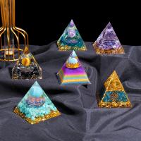 Fashion Decoration, Resin, with Mixed Material, Pyramidal, for home and office & different materials for choice & different styles for choice, Sold By PC