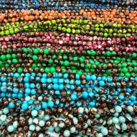 Perles bijoux en pierres gemmes, Jaspe d'impression, Rond, DIY, plus de couleurs à choisir, 6mm, Environ 60PC/brin, Vendu par brin