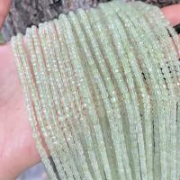 Gemstone Jewelry Beads, Natural Prehnite, DIY & different size for choice, green, Sold Per Approx 38 cm Strand