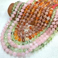 Gemstone Jewelry Beads, Round, DIY & different materials for choice, more colors for choice, 8x6mm, Sold Per Approx 38 cm Strand