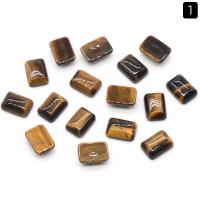 Natural Gemstone Cabochons, Natural Stone, Rectangle, polished, DIY & different materials for choice, more colors for choice, 10x14x5mm, Sold By PC