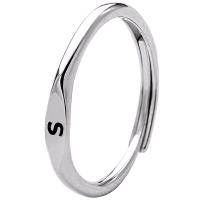 Sterling Silver Nakit Finger Ring, 925 Sterling Silver, modni nakit & različitih dizajna za izbor & za žene, nikal, olovo i kadmij besplatno, Prodano By PC