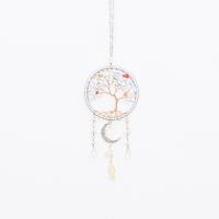 Fashion Dream Catcher Howlite with leather cord & Brass & Iron Tree handmade for home and office mixed colors 320mm Sold By PC
