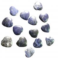 Natural Sodalite Beads Heart DIY blue 20mm Sold By Strand