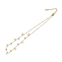 Edelstahl Schmuck Halskette, 304 Edelstahl, Schmetterling, plattiert, Micro pave Zirkonia & für Frau, keine, Länge:ca. 32 cm, verkauft von PC