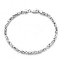 925 Sterling Silver Bangle Bracelet plated Unisex Sold By PC