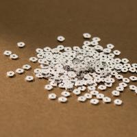 Gasket, 925 Sterling Silver, plated, DIY & different size for choice, platinum color, Sold By G