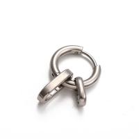 Stainless Steel Lever Back Earring 304 Stainless Steel plated Unisex silver color Inside diameter 10mm Sold By Lot