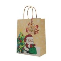Christmas Gift Bag, Kraft, Christmas Design & different styles for choice, Sold By PC