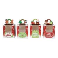 Weihnachtsgeschenkbeutel, PVC Kunststoff, mit Papier, Multifunktions & verschiedene Stile für Wahl, verkauft von Tasche