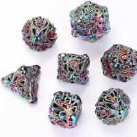 Brass Dice 7 pieces & multifunctional nickel lead & cadmium free Dice 22mm Sold By Set