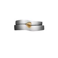 Brass Couple Ring Heart plated adjustable & for couple US Ring Sold By PC