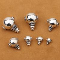 3 Holes Guru Beads 925 Sterling Silver vintage & DIY Sold By PC
