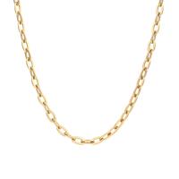 Edelstahl Schmuck Halskette, 304 Edelstahl, Modeschmuck & verschiedene Stile für Wahl & für Frau, goldfarben, Länge:ca. 40 cm, verkauft von PC