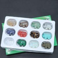 Fashion Decoration Gemstone with paper box & Plastic Carved for home and office & mixed Sold By Box